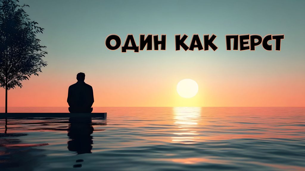 Фразеологизмы - "Один как перст"