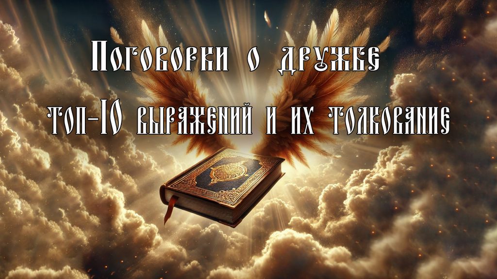 Поговорки о дружбе - топ 10 выражений