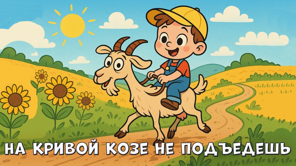 Фразеологизмы о животных: На кривой козе не подъедешь