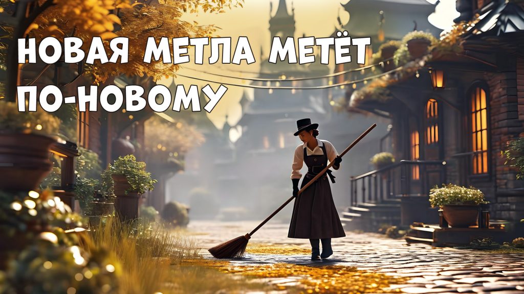 Новая метла метёт по-новому - пословица
