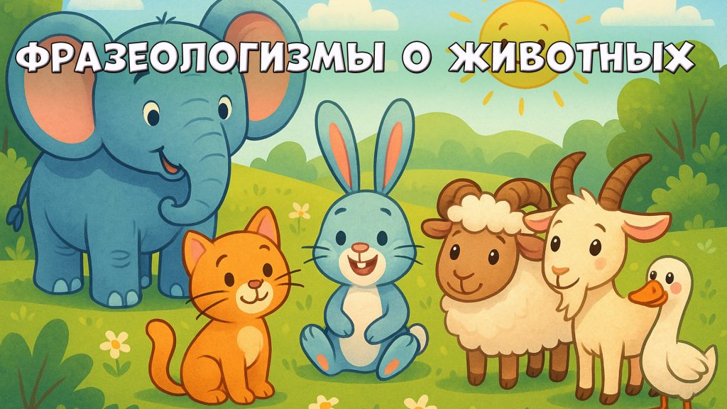 Фразеологизмы о животных