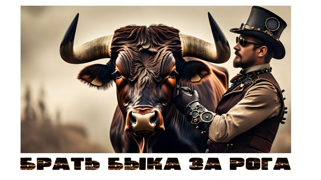 Брать быка за рога - фразеологизм